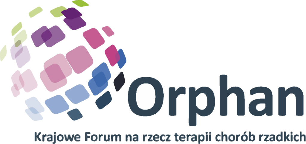 Logo Orphan Krajowego Formum na Rzecz Terapii Chorób Rzadkich